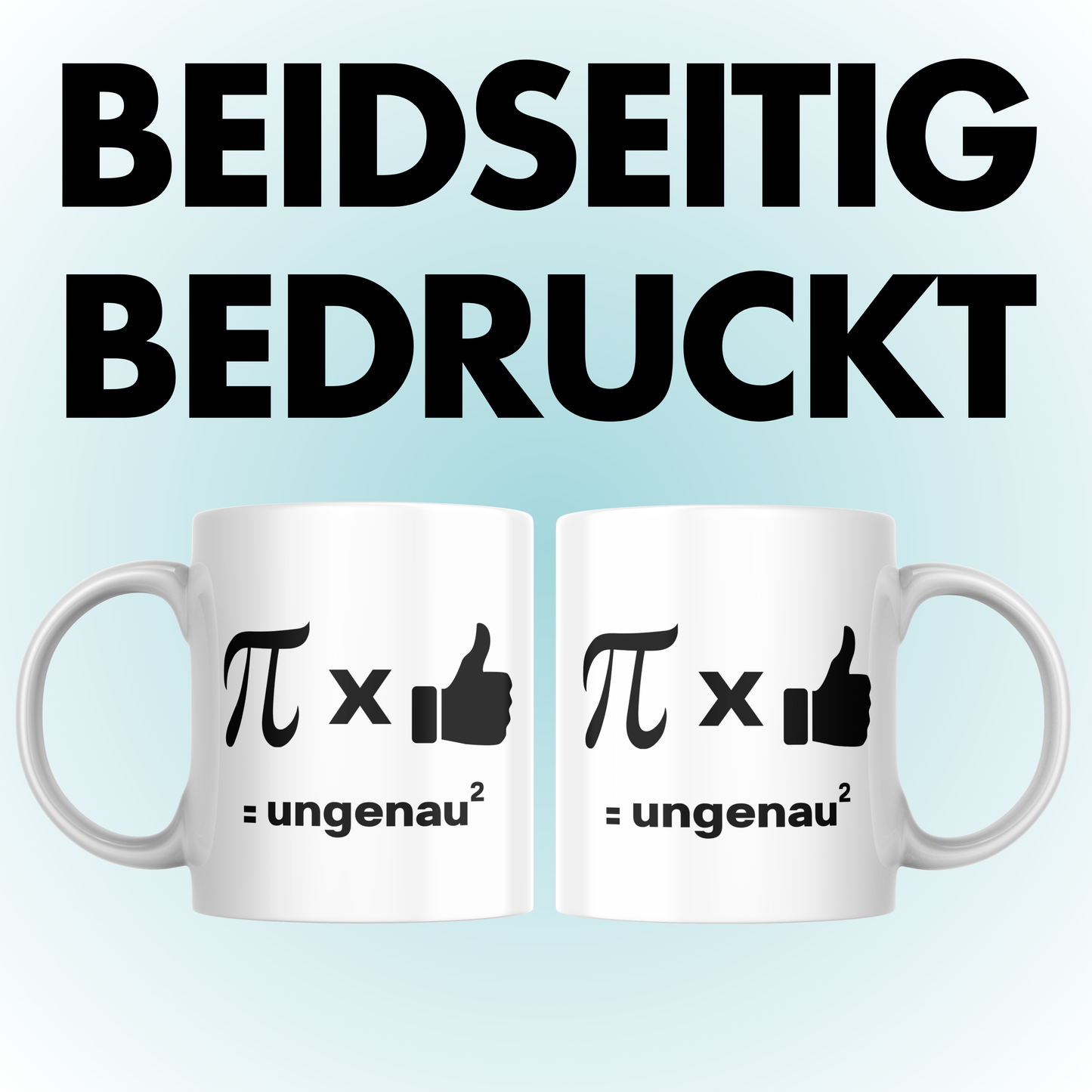 Pi Mal Daumen Gleich Ungenau Hoch Zwei Kaffee Tasse