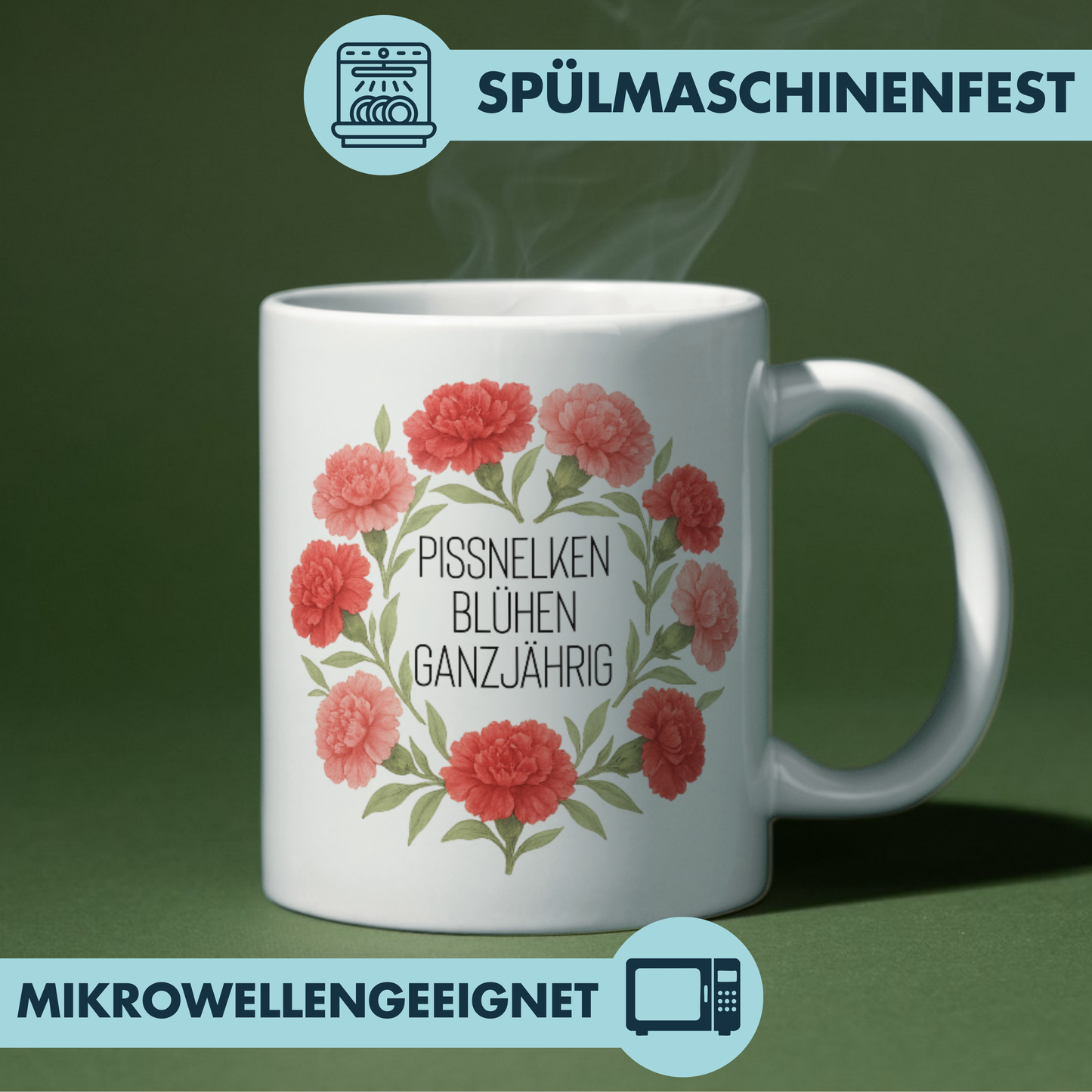 Pissnelken Blühen Ganzjährig Kaffee Tasse