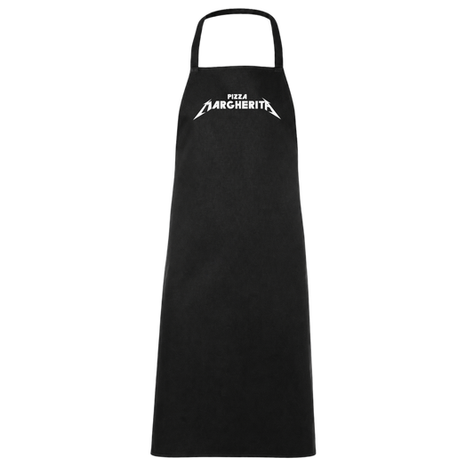 Pizza Margherita Metal Rocker Bäcker Schürze