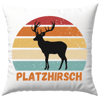 Platzhirsch Hirsch Deko Kissen