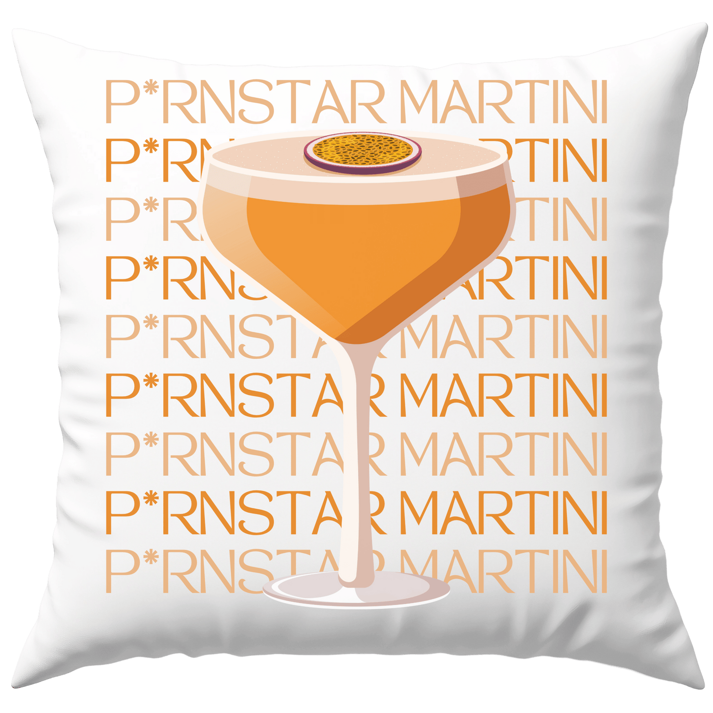 Pornstar Martini Cocktail Deko Kissen