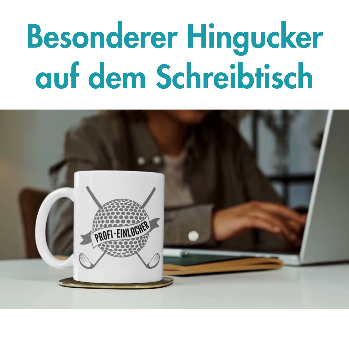 Golf Profi Einlocher Golfer Doppeldeutig Kaffee Tasse
