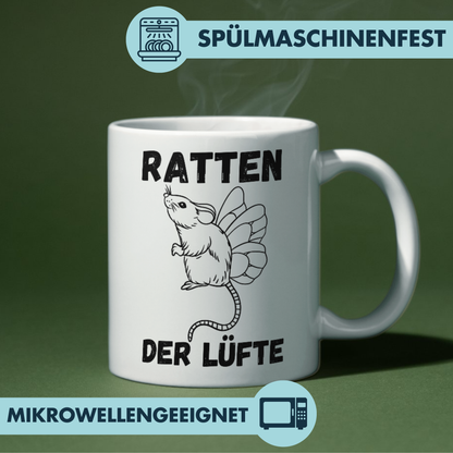 Ratten Der Lüfte Wortspiel Ratte Kaffee Tasse