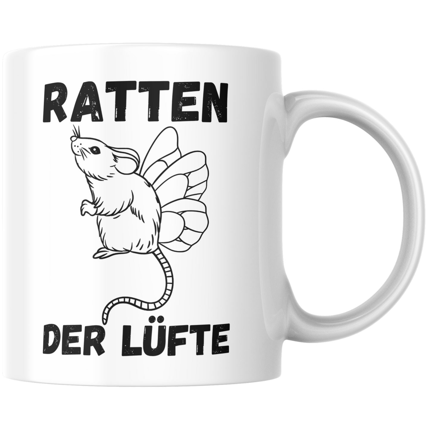Ratten Der Lüfte Wortspiel Ratte Kaffee Tasse