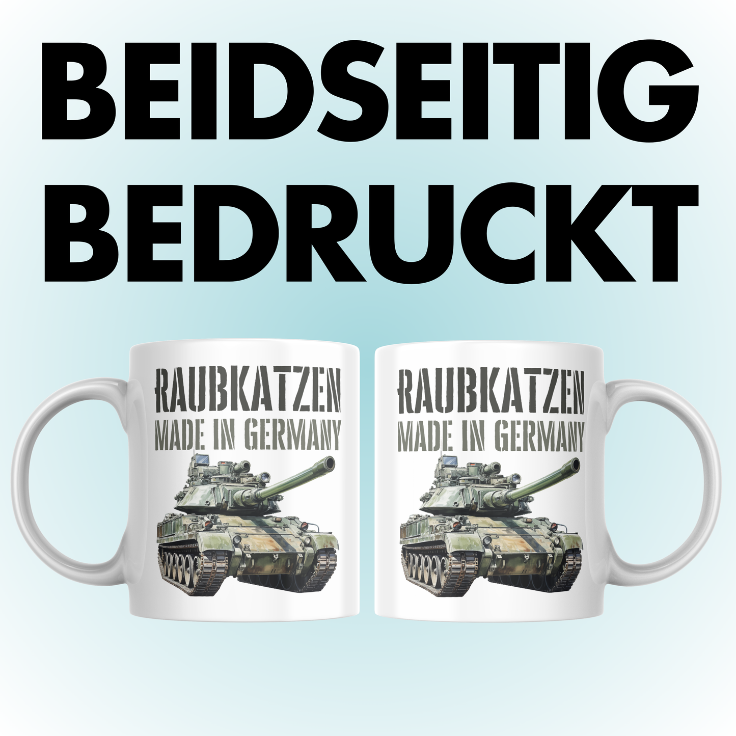 Panzer Raubkatzen Made In Germany Kaffee Tasse