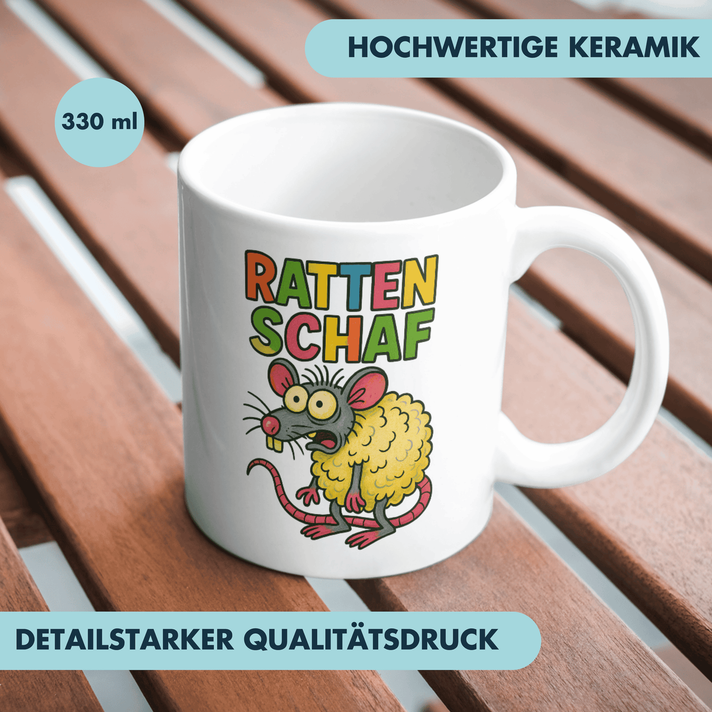 Rattenschaf Ratte Im Schafspelz Kaffee Tasse
