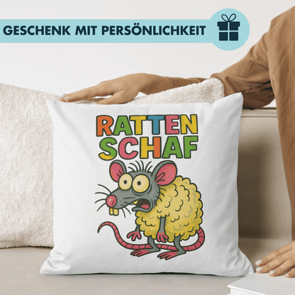 Rattenschaf Ratte Im Schafspelz Deko Kissen