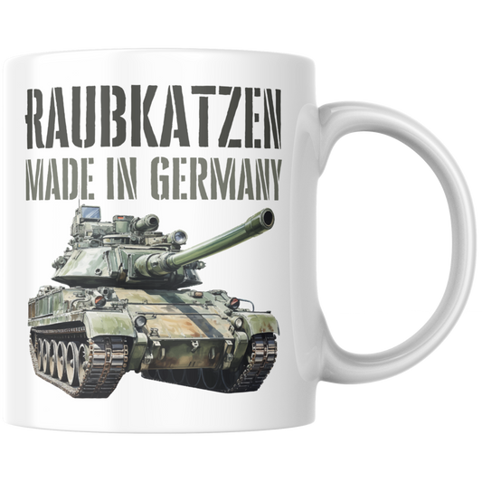 Panzer Raubkatzen Made In Germany Kaffee Tasse