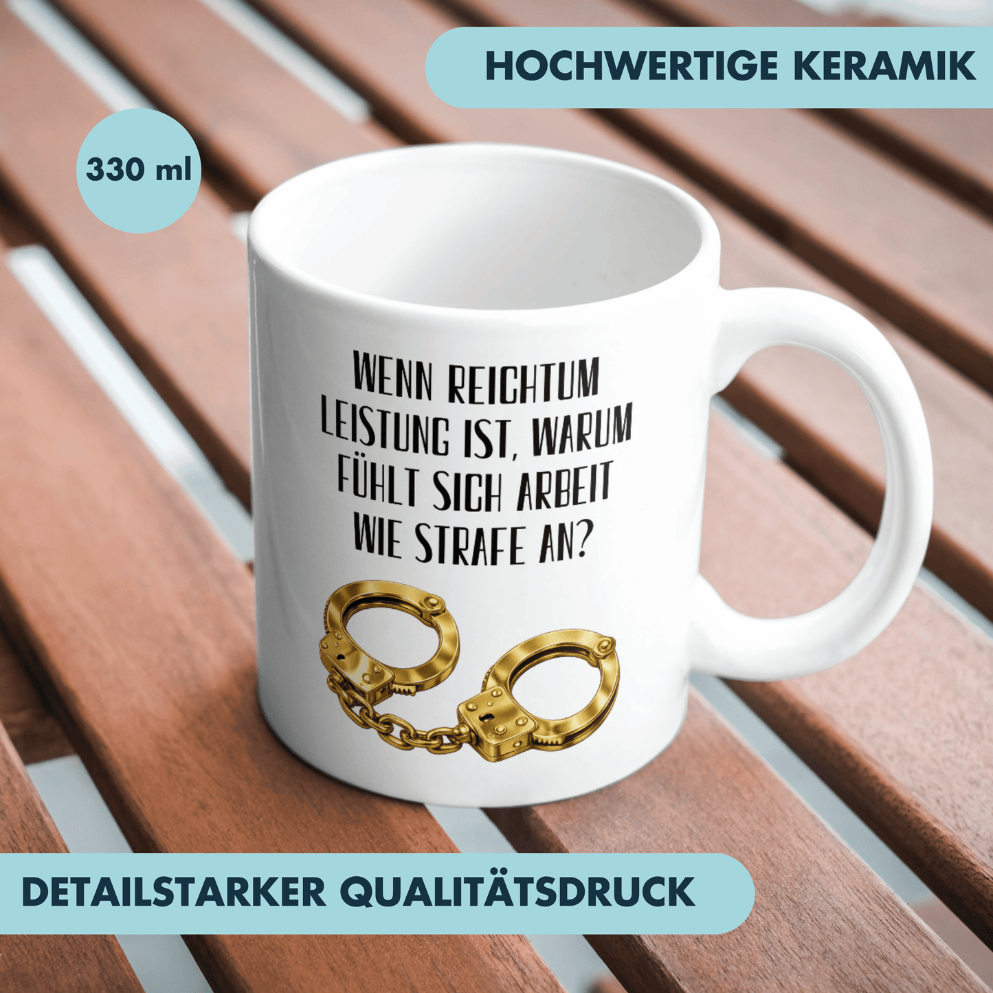 Wenn Reichtum Leistung Ist Warum Fühlt Sich Arbeit Wie Strafe An? Kaffee Tasse