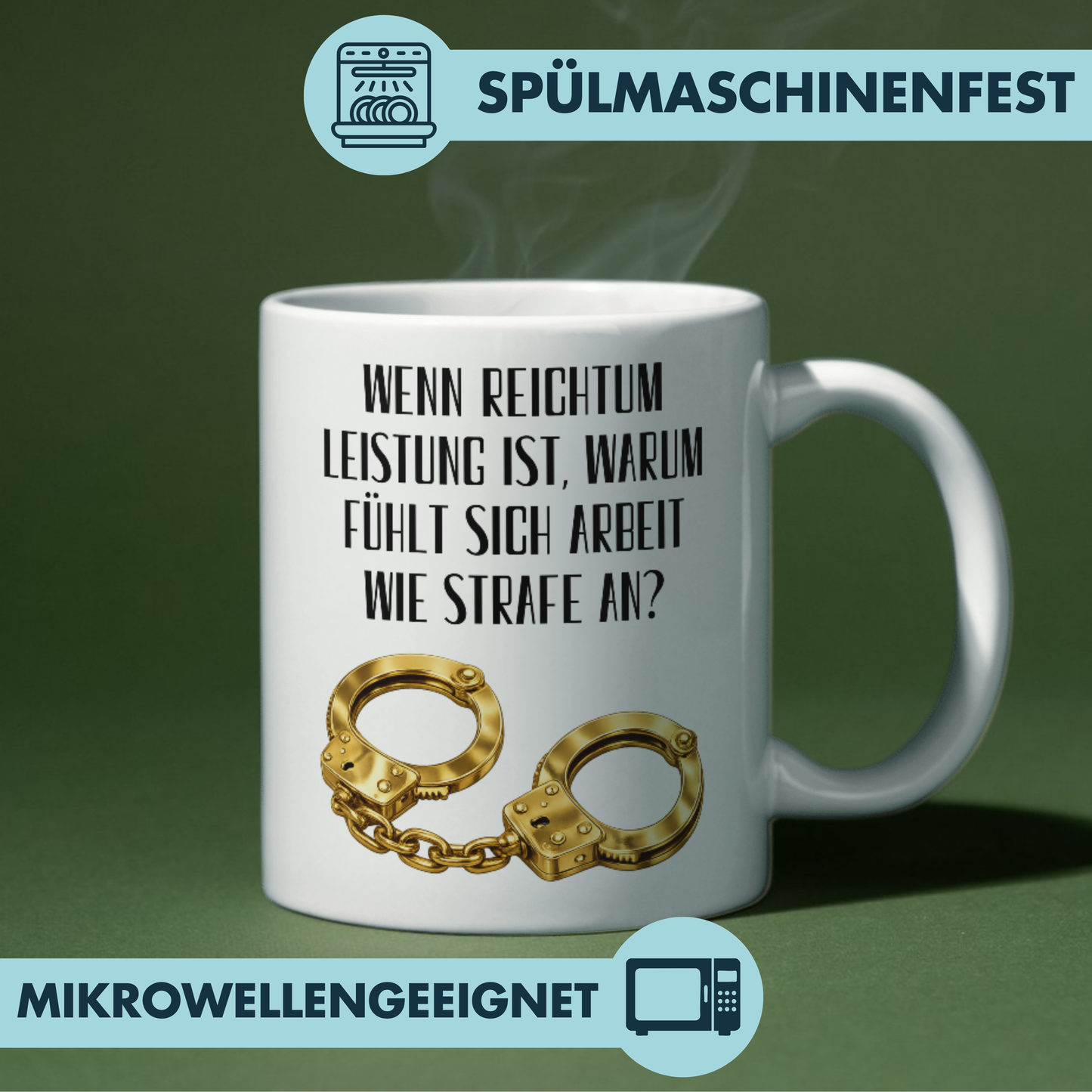 Wenn Reichtum Leistung Ist Warum Fühlt Sich Arbeit Wie Strafe An? Kaffee Tasse