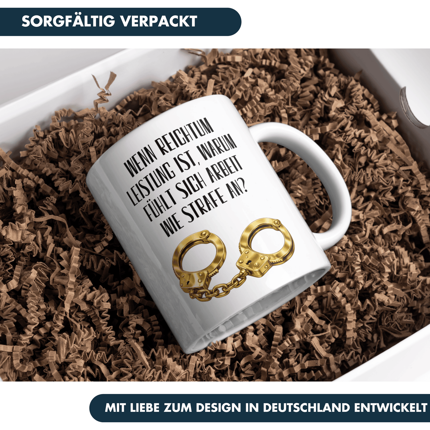 Wenn Reichtum Leistung Ist Warum Fühlt Sich Arbeit Wie Strafe An? Kaffee Tasse