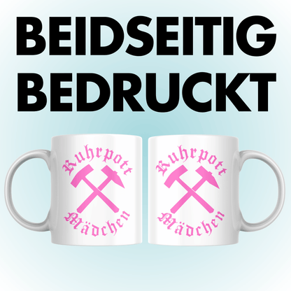 Ruhrpott Mädchen Glück Auf Kaffee Tasse