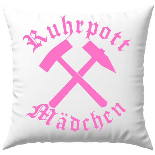 Ruhrpott Mädchen Schlägel Eisen Glück Auf Deko Kissen