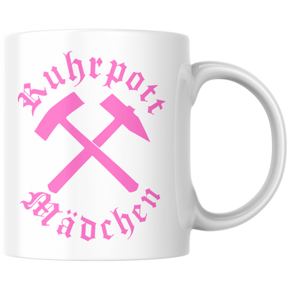 Ruhrpott Mädchen Glück Auf Kaffee Tasse