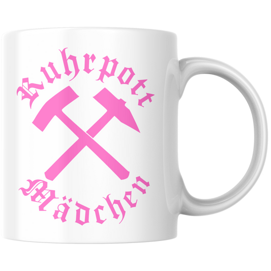 Ruhrpott Mädchen Glück Auf Kaffee Tasse