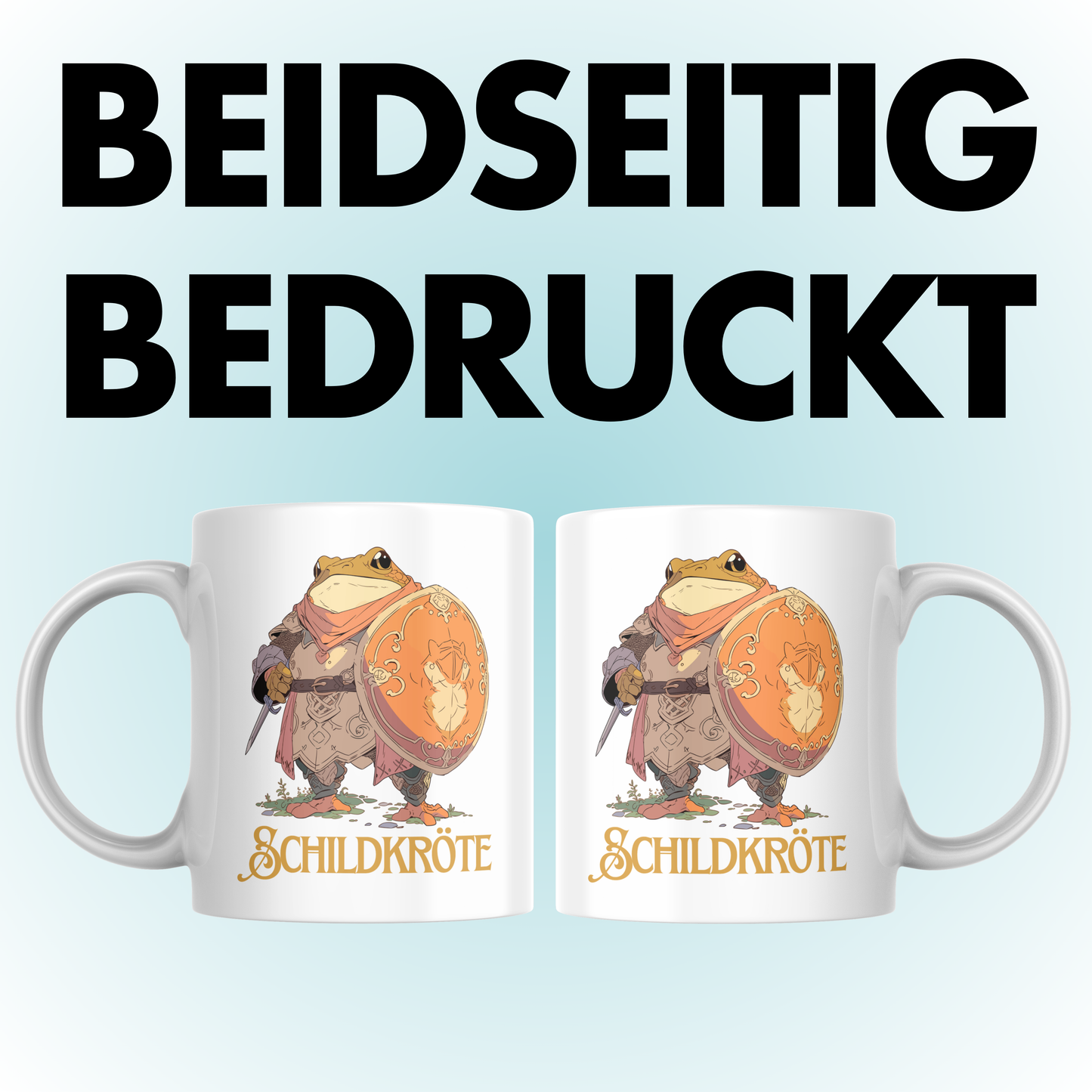Schildkröte Wortspiel Kröte Mittelalter Kaffee Tasse