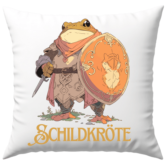 Schildkröte Wortspiel Kröte Mit Schild Deko Kissen