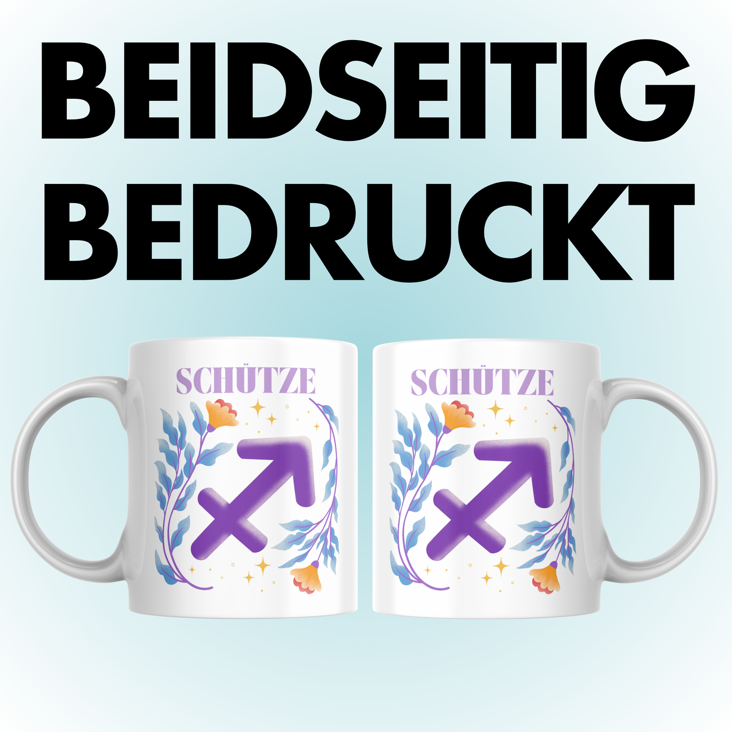 Schütze Sagittarius Sternzeichen Kaffee Tasse