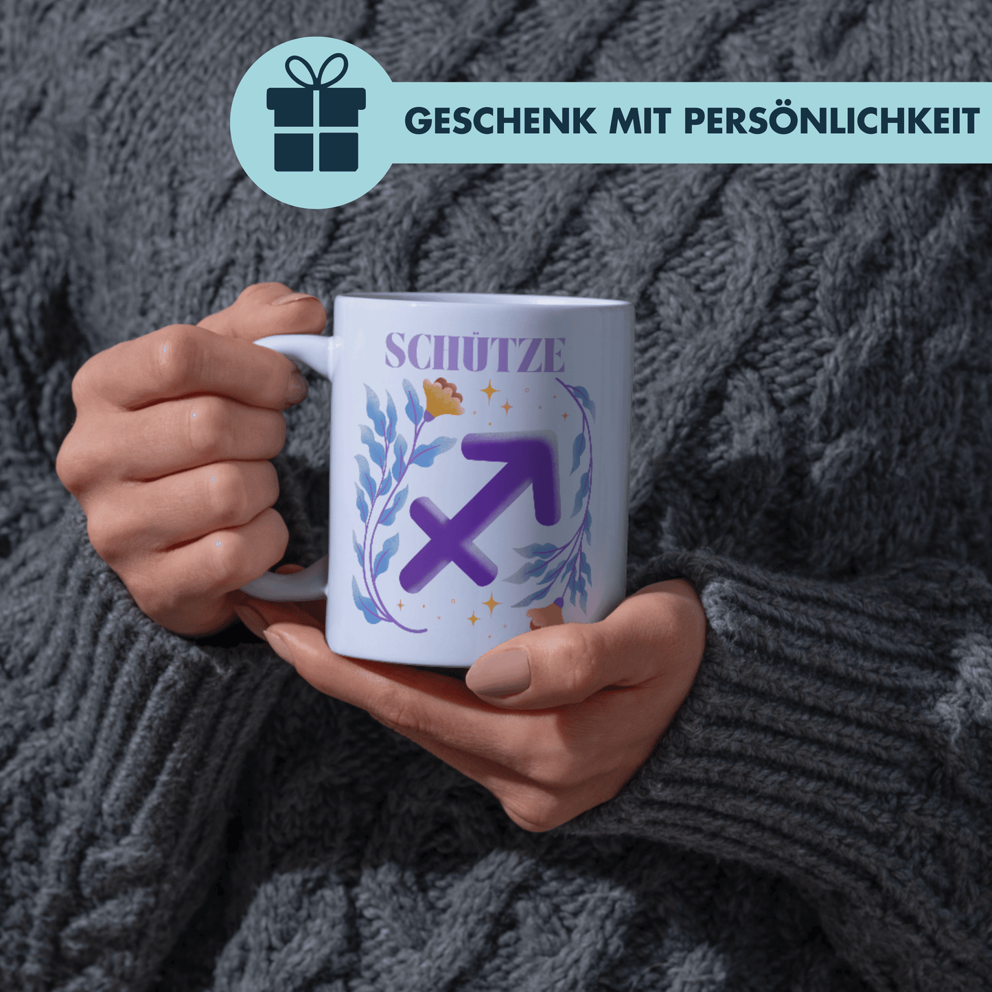 Schütze Sagittarius Sternzeichen Kaffee Tasse