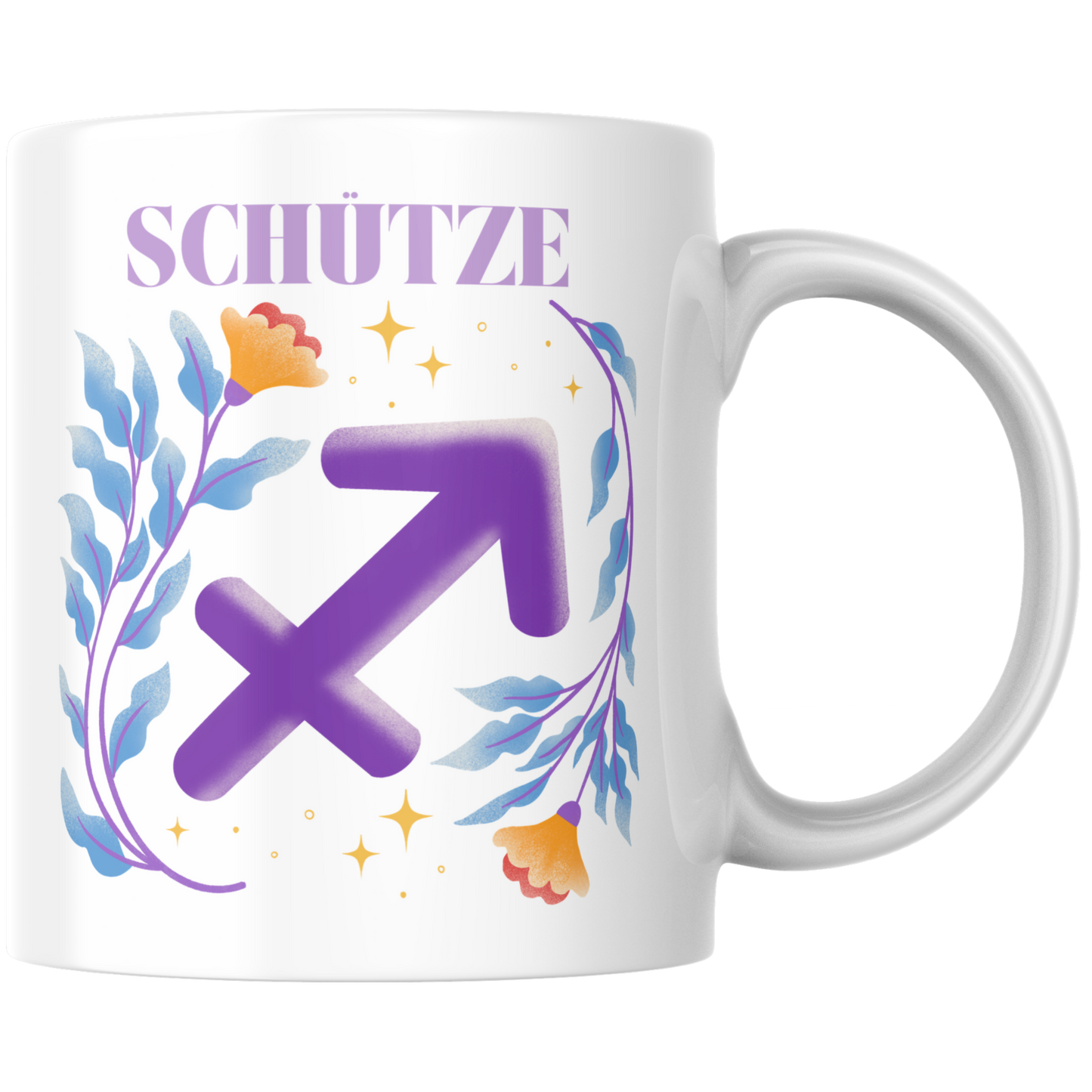 Schütze Sagittarius Sternzeichen Kaffee Tasse