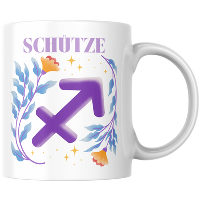 Schütze Sagittarius Sternzeichen Kaffee Tasse