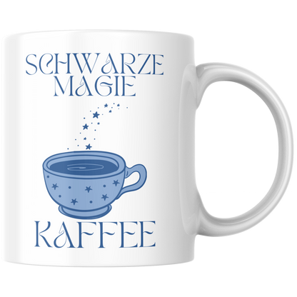 Schwarze Magie Kaffee Koffein Tasse