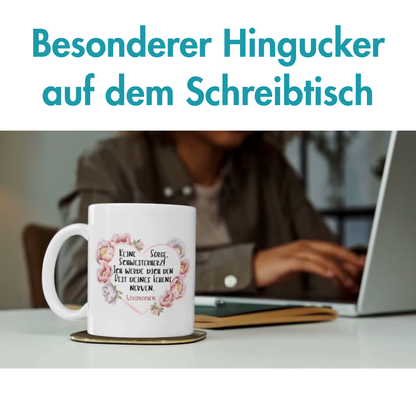 Keine Sorge Schwesterherz ich Werde Dich Den Rest Deines Lebens Nerven Versprochen Kaffee Tasse