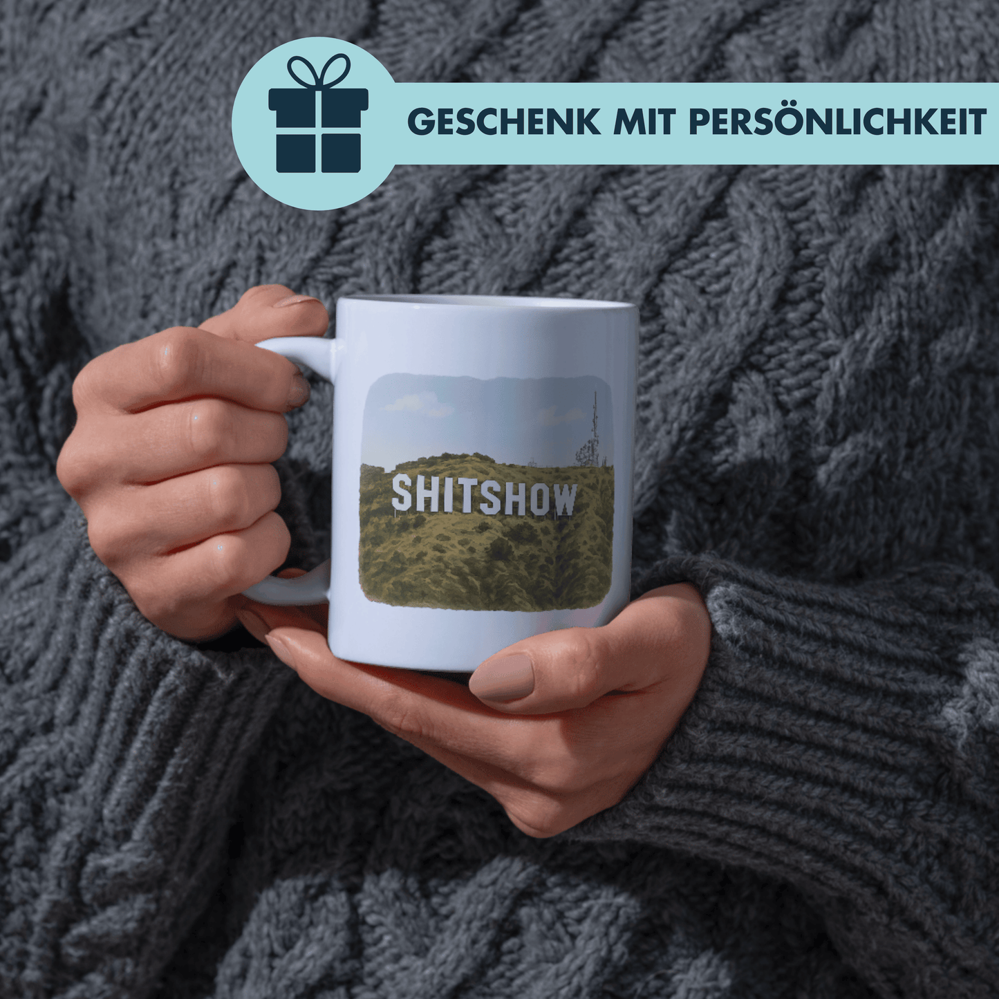 Shitshow Schriftzug Kaffee Tasse
