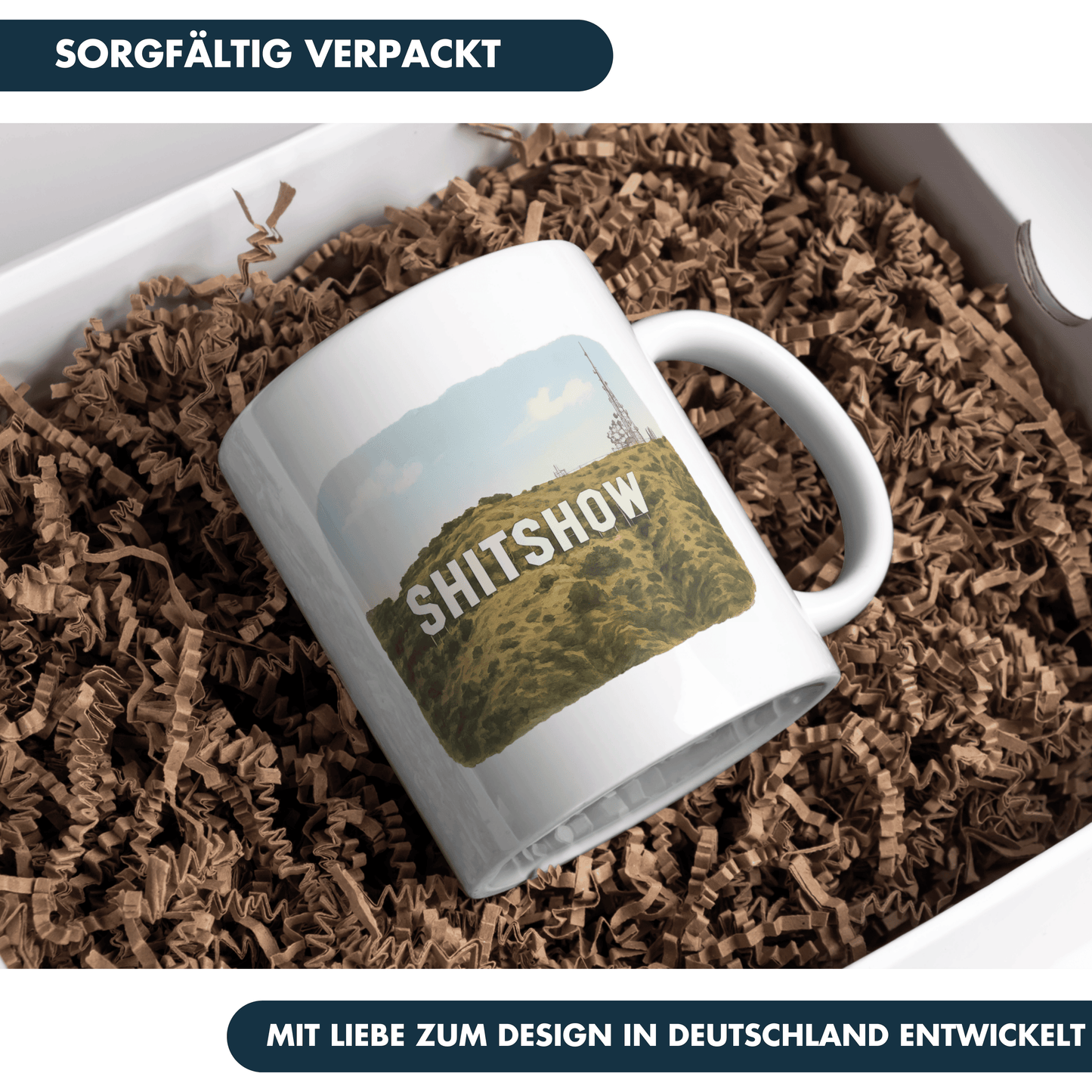 Shitshow Schriftzug Kaffee Tasse