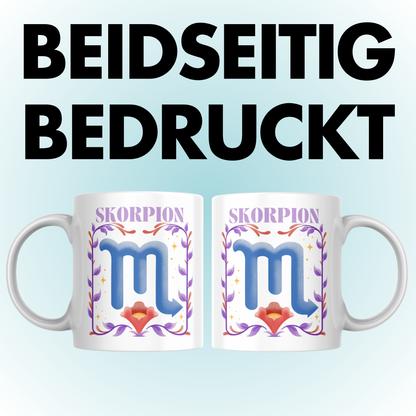 Skorpion Scorpio Sternzeichen Kaffee Tasse