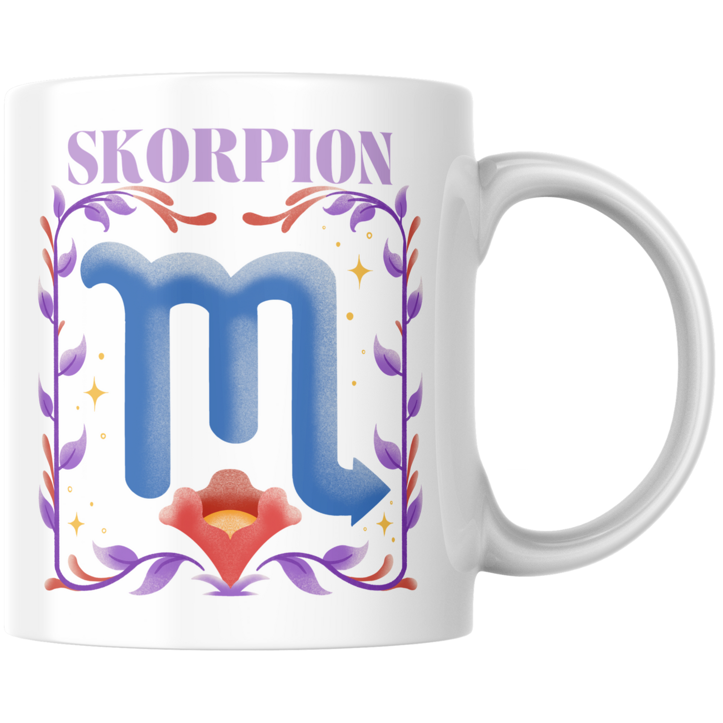 Skorpion Scorpio Sternzeichen Kaffee Tasse