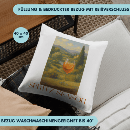 Spritz Season Cocktail Kunst Deko Kissen