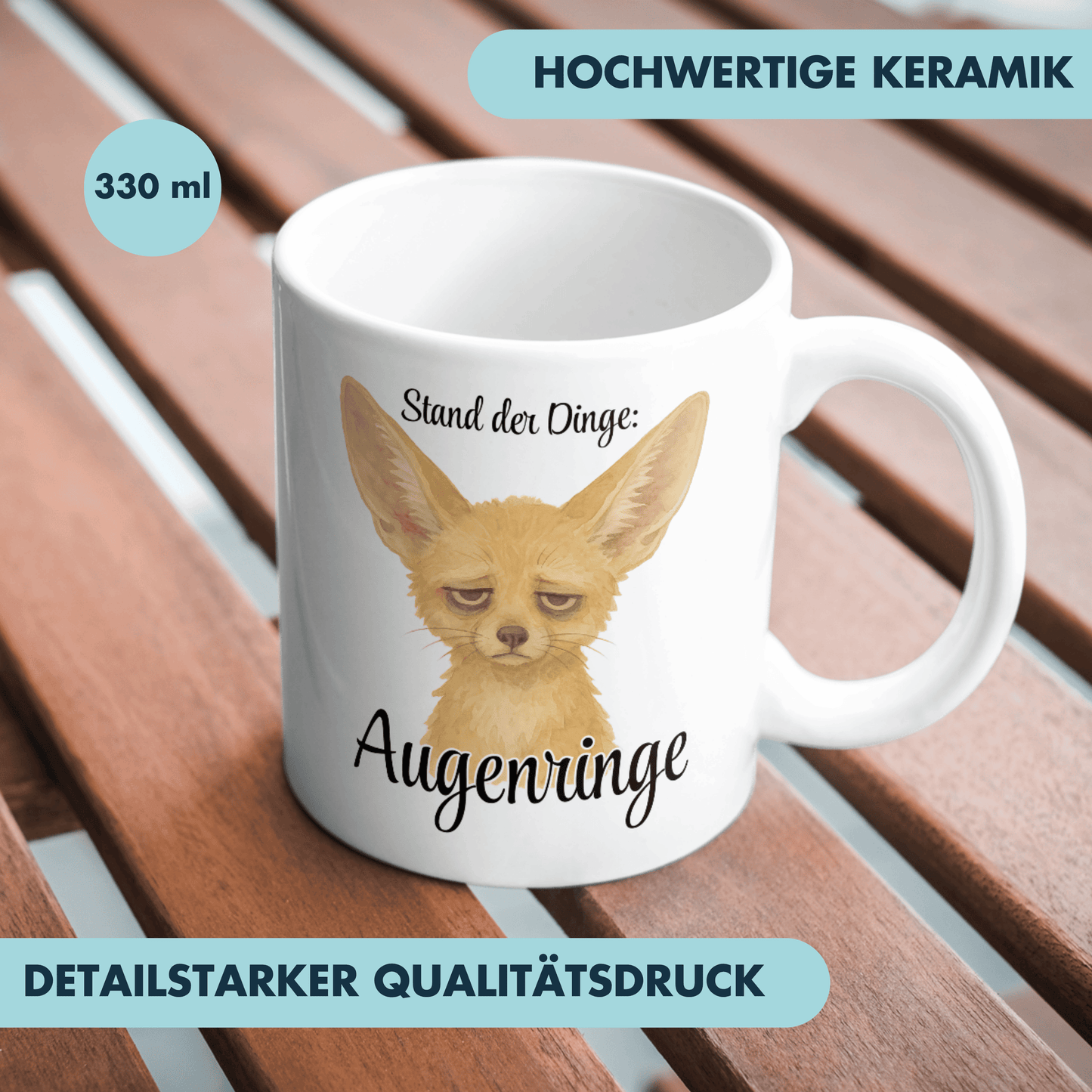 Stand Der Dinge Augenringe Kaffee Tasse