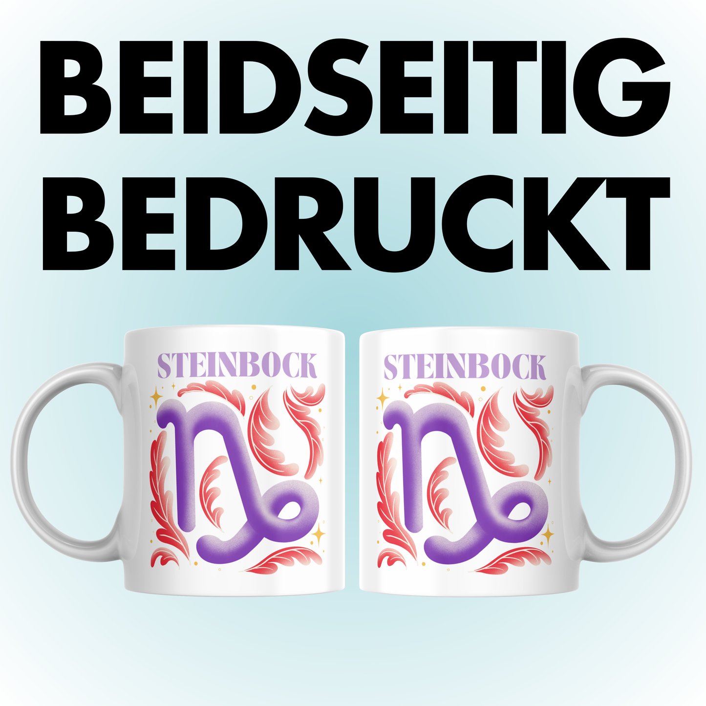 Steinbock Capricorn Sternzeichen Kaffee Tasse
