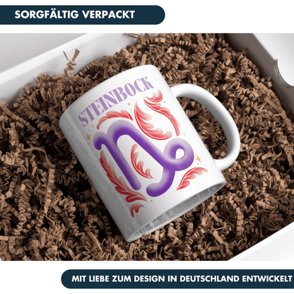 Steinbock Capricorn Sternzeichen Kaffee Tasse