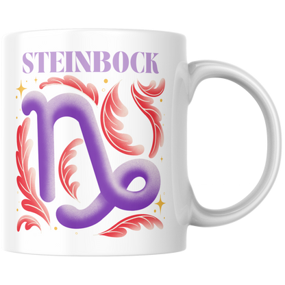 Steinbock Capricorn Sternzeichen Kaffee Tasse