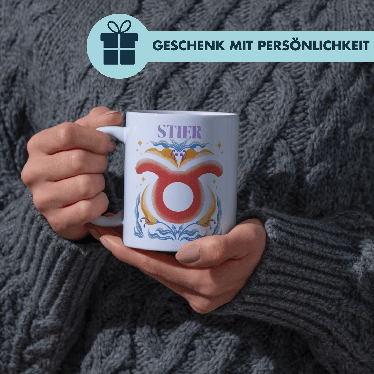 Stier Taurus Sternzeichen Kaffee Tasse