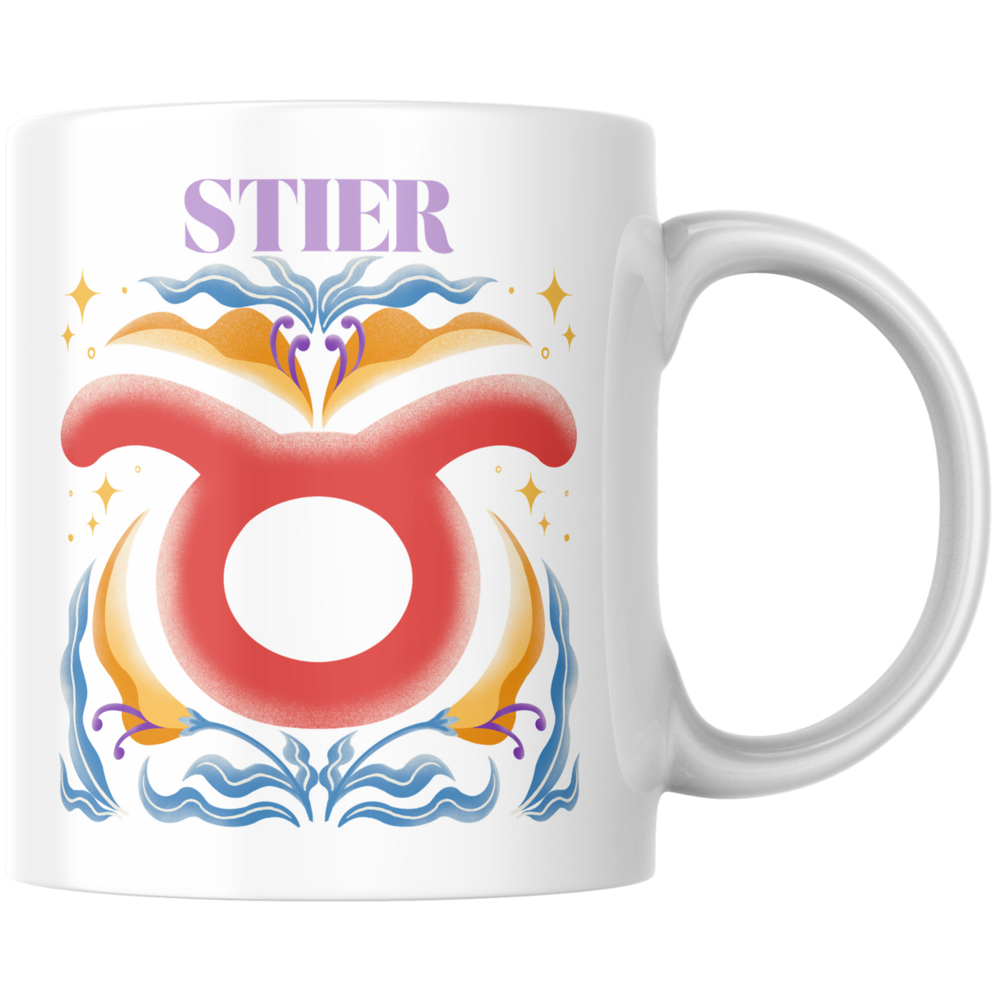 Stier Taurus Sternzeichen Kaffee Tasse