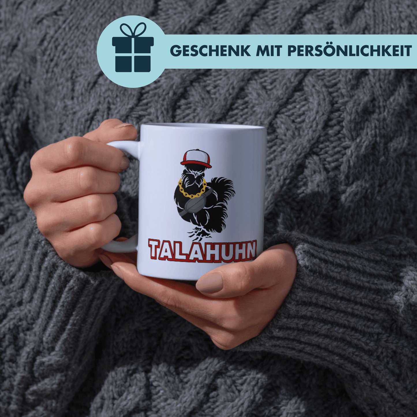 Talahuhn Talahon Meme Huhn Gangster Kaffee Tasse