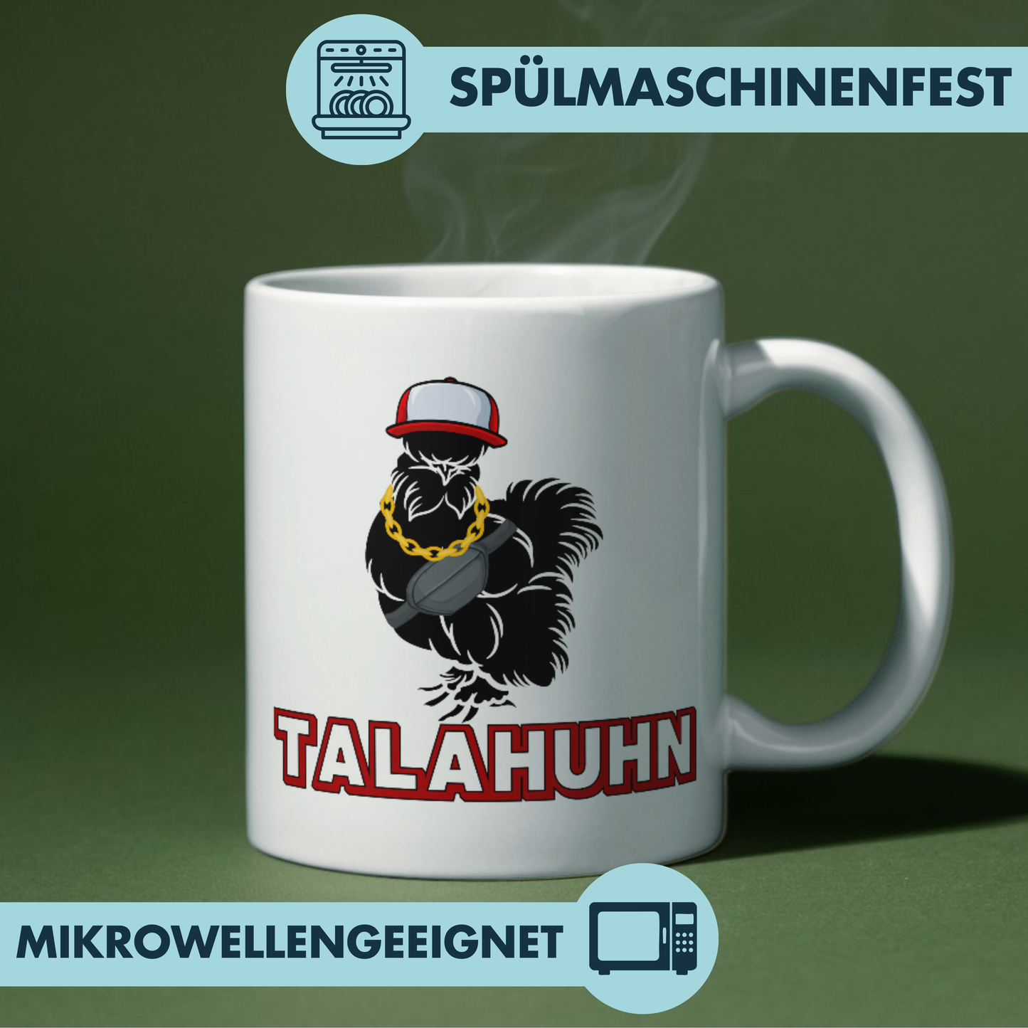 Talahuhn Talahon Meme Huhn Gangster Kaffee Tasse