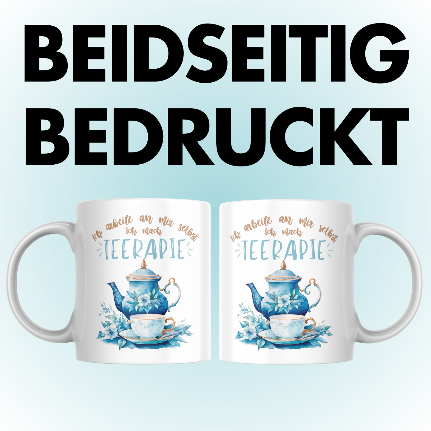 Ich Arbeite An Mir Selbst Ich Mach Teerapie Therapie Tasse