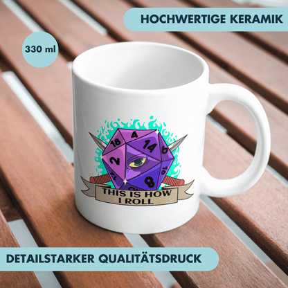 This Is How I Roll Würfel Rollenspiel Kaffee Tasse