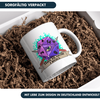 This Is How I Roll Würfel Rollenspiel Kaffee Tasse