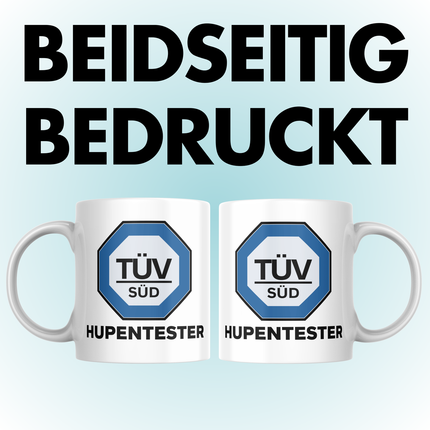 TÜV Hupentester Kaffee Tasse
