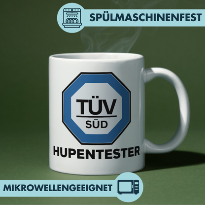 TÜV Hupentester Kaffee Tasse