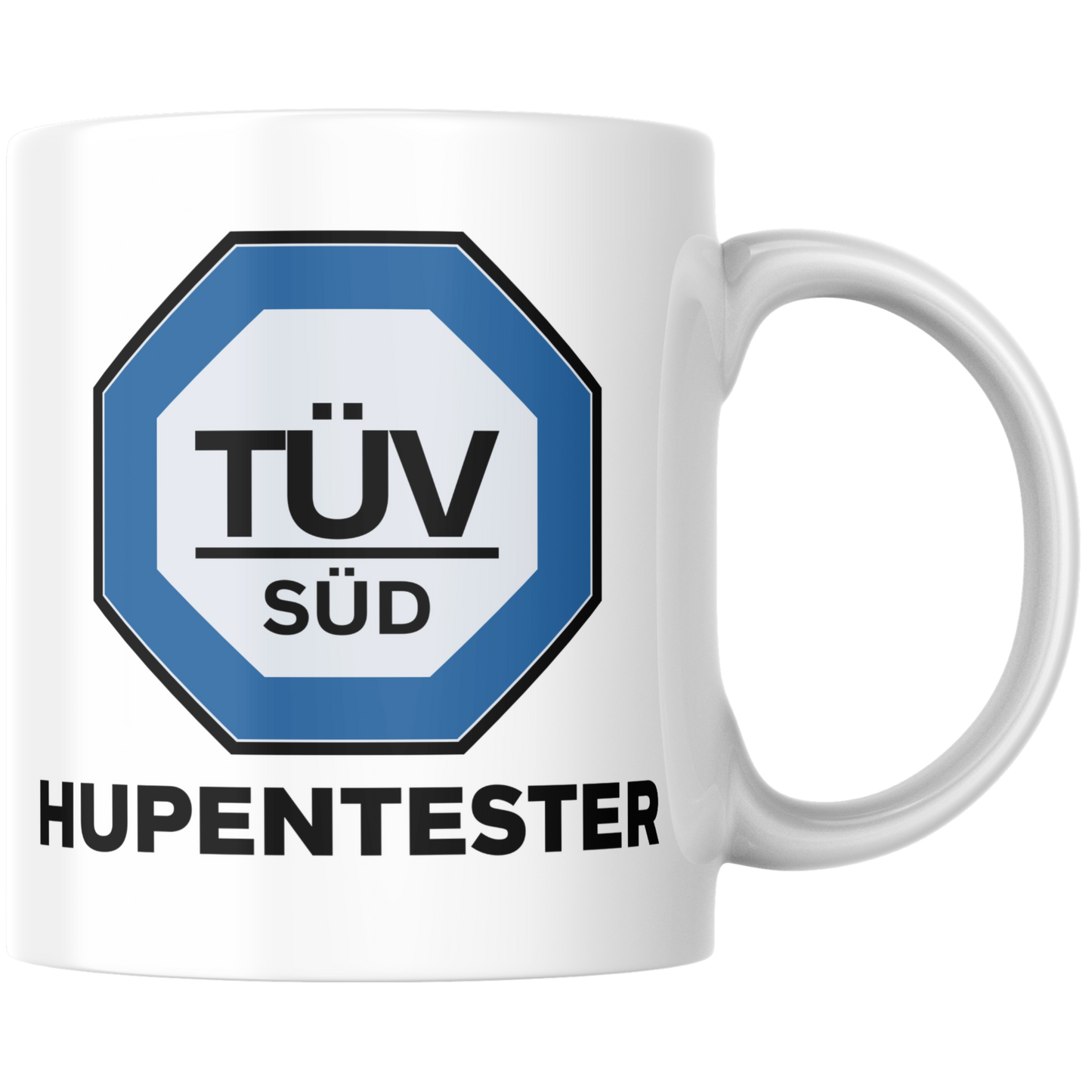 TÜV Hupentester Kaffee Tasse