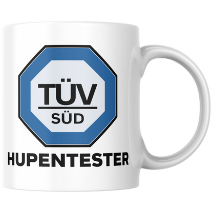 TÜV Hupentester Kaffee Tasse