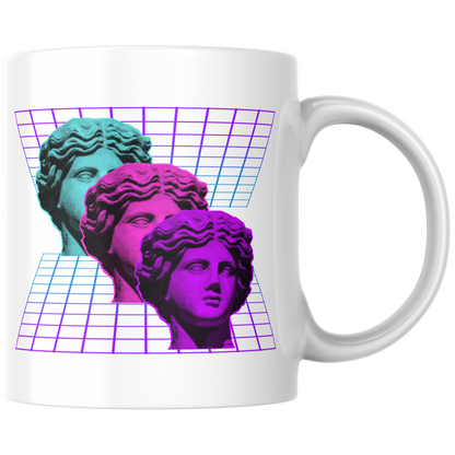 Vaporwave Statuen Kaffee Tasse