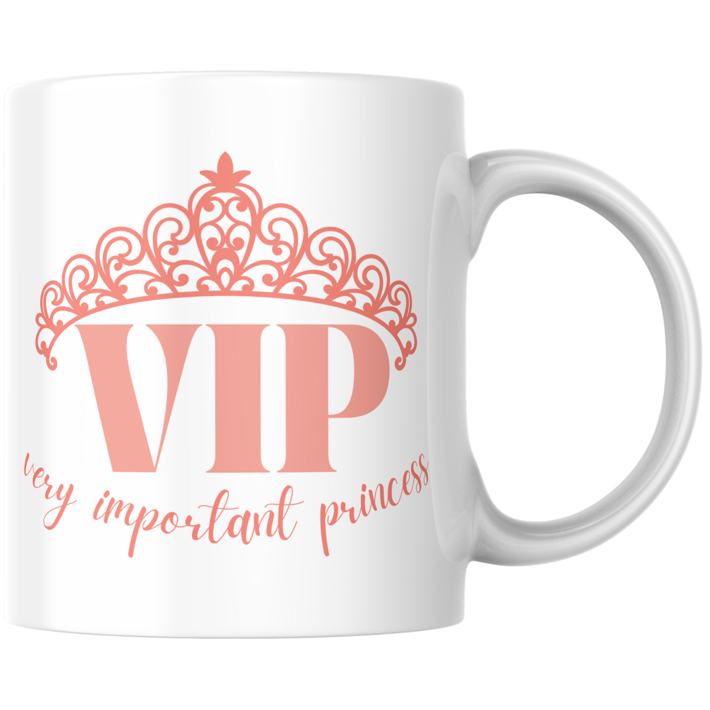 VIP Very Important Princess Prinzessin Wortspiel Kaffee Tasse