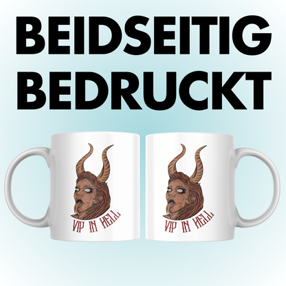 VIP In Hell Horror Teufel Kaffee Tasse